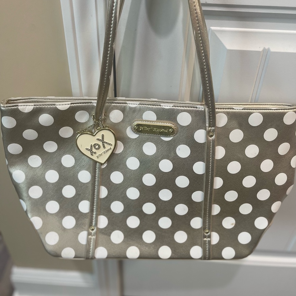 Muted gold Betsy Johnson Shoulder bag